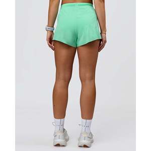 Shorts de course taille haute Accelerate 3 pour femmes - Shorts sportifs en Spandex avec logo personnalisé Jelly Mint - Product Image 2