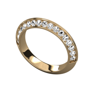 Bague pour femme en diamant de culture - Or 9 carats - Product Image 2