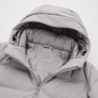 Veste à capuche pour homme, de marque de luxe, tendance, hiver, jaune, rembourrée, fine, imperméable, réversible, écologique, en nylon, décontractée