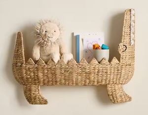 ชั้นผักตบชวาธรรมชาติทำมือสำหรับตกแต่งห้องเด็กได้รับการออกแบบและผลิตในเวียดนามจาก Sisu - Product Image 1