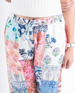 Patchwork Sarouel avec Poches Toutes Saisons Vente en Gros Femmes et Hommes Pantalons D'été Festival Pantalon dames vêtements - Product Image 2