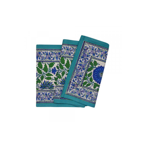 Bloc à main traditionnel imprimé brodé 100% pur coton toile chemin de table motif floral 33X170 CMS approvisionnement en vrac - Product Image 1