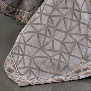 Juego de Cubrecamas Guzide ELIZ Moderno de 4 Piezas, Gris, 100% Chenilla, Tejido a Rayas, Resistente a los Ácaros del Polvo, Tamaño King, para Uso Doméstico - Product Image 5