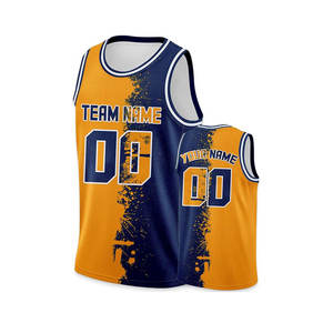 Ensemble de maillots de basket-ball personnalisés Conception libre avec short respirant Nom de l'équipe uniforme de basket-ball personnalisé - Product Image 5