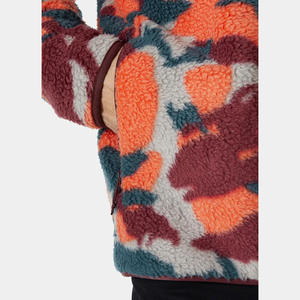 Full Customized OEM High Quality Winter Full Zip <b>Fleece</b> Jacket For Men and Women Custom Contrast Warm <b>Sherpa</b> <b>Fleece</b> Jacket - Product Image 3