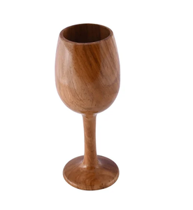 Artisanat Verre à vin en bois brillant poli Verre en bois naturel Artisanat Verre à verres le plus vendu - Product Image 1