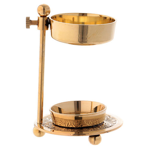 Qualité impressionnante nouveauté brûleur d'encens en laiton pur brûleur réglable avec bouton en laiton or fini pour bureau maison Table déco - Product Image 1
