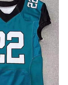 Venta al por mayor baratos hombres bordado fútbol americano Jersey todos los equipos de rugby uniforme de alta calidad envío - Product Image 3