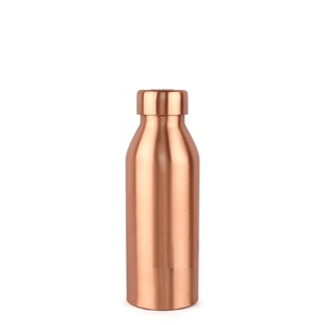 Botella de cobre con diseño y estilo personalizados con tapa a prueba de fugas Botella de cobre pulido brillante al precio más bajo - Product Image 3