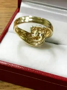 Bague de fiançailles vintage en argent 925 avec moissanite ronde de 1,70 ct, sertie à griffes, plaquée or rose, pour mariage - Product Image 5