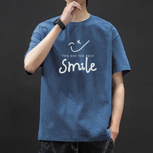 T-shirts pour hommes graphiques vintage lourds surdimensionnés personnalisés en gros vêtements de mode streetwear - Product Image 4