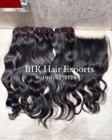 Cheveux humains indiens Remy ondulés Jerry Curl de 18 pouces avec closure HD 5/5 assortie