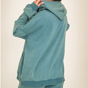 Sudadera con Capucha Extra Grande para Hombre, Estilo Lavado Ácido, 100% Algodón, Impermeable, Servicio Personalizado OEM, Superventas de Invierno - Product Image 2