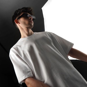 Personalizado 100% algodón blanco Puff impreso camisetas de gran tamaño para hombres y mujeres logotipo personalizado y diseño último estilo - Product Image 4