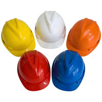 Casque de sécurité en ABS rigide en gros, casque résistant aux chocs pour l'exploitation minière et la construction