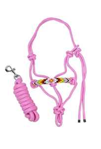 Cabestros de cuerda con cuentas hechos a medida con gancho a presión de plomo para caballos disponibles a precio mayorista del exportador indio - Product Image 5