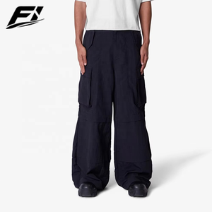 Pantalones de nailon ligeros, de secado rápido, impermeables, talla grande, estilo cargo, utilitarios, personalizados para hombre, proveedor mayorista en EE. UU. - Product Image 1