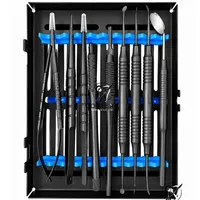 Kit de micro-chirurgie parodontale vétérinaire, instruments dentaires en acier inoxydable réutilisables