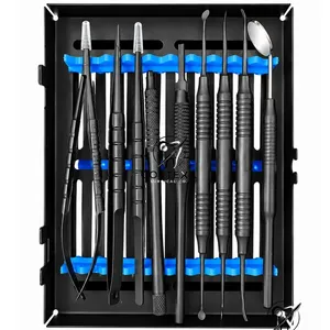 Kit de micro-chirurgie parodontale vétérinaire, instruments dentaires en acier inoxydable réutilisables - Product Image 2