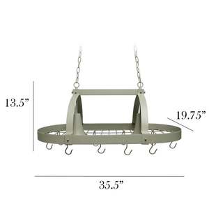Vente en gros support mural pour casseroles en acier nickelé, rangement suspendu, organisateur de cuisine, casseroles, épices, café, salle de bain, organisation - Product Image 6