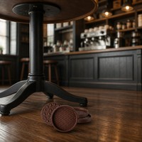 Patins de chaise en caoutchouc alvéolés antidérapants, anti-vibrations et anti-rayures avec ventouses pour la maison et les cafés