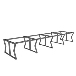 Industrial-Style 8-Sitzer Foldable Iron Frame Cluster Table System for Apartments Kitchens Hotels <b>Bedrooms</b>-MConcept HCMC032 - Product Image 1