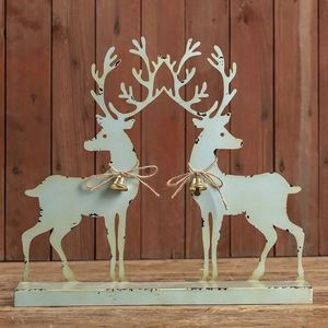 Cerf nordique en bois, décoration de noël de haute qualité pour la maison, décoration suspendue pour la fête du nouvel an, fabriqué en inde - Product Image 4