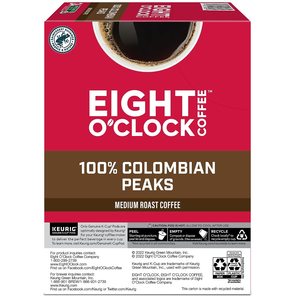 Café Eight O'Clock Colombian Peaks, Cápsulas Individuales Keurig K-Cup, Café Tostado Medio, Paquete de 24 - Product Image 3