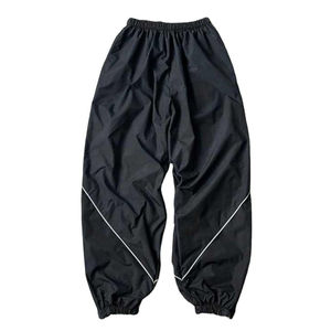Pantalones Deportivos Casuales Impermeables de Alta Calidad para Hombre, 100% Algodón, Estilo Medio, con Detalles de Ribete y Logotipo Personalizado, Transpirables y Cortavientos - Product Image 1