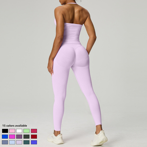 ชุดออกกำลังกายแบบไร้ตะเข็บสำหรับผู้หญิงชุดเล่นโยคะสำหรับเล่นฟิตเนสเล่นกีฬา - Product Image 5