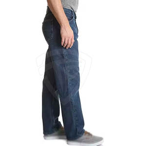 Men <b>Jeans</b> Pants Classic Fit Ripped Style Stretchable Material Factory Wholesale OEM Support - Product Image 5