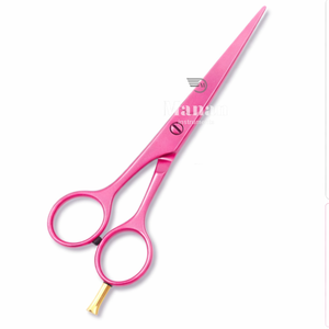 Ciseaux de coiffure professionnels roses MANAN INSTRUMENTS en acier inoxydable 4Cr13, pour droitiers, manche moyen, ciseaux de barbier - Product Image 5