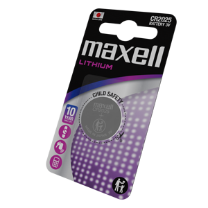 Cho Maxell 3V lithium CR2025 Pin chính 1 cái cho đồ chơi & điều khiển từ xa sản xuất tại Nhật Bản - Product Image 1