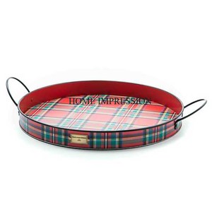 Juego de 2 bandejas galvanizadas, forma y tamaño personalizados, Bandejas para servir comida de restaurante seguras con asas de hierro, bandeja de catering para restaurante - Product Image 3