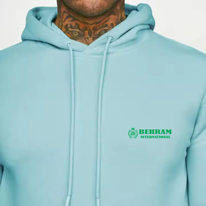 Sweat-shirts pour hommes en gros, style streetwear, légers, 100% coton molletonné/éponge française, séchage rapide, respirants, hiver, unisexe, toutes tailles - Product Image 3