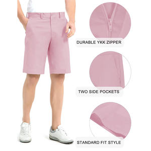 2024 personnalisé haute qualité taille moyenne Short de golf Super fin 100% coton confortable respirant séchage rapide pantalon de sport décontracté solide - Product Image 5