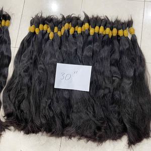 Extensions de cheveux humains vietnamiens non traités Pas de produits chimiques Un donneur unique Bundles droits en vrac Matière première Blanchiment des vagues - Product Image 6