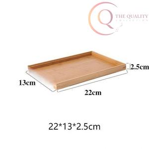 Plateau de service en bois avec finition lisse et structure durable, idéal pour la cuisine et la table à manger - Product Image 5