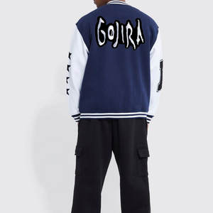 Vente en gros de vestes personnalisées avec broderie en chenille pour hommes Bomber Baseball Veste d'hiver Basketball Letterman Vestes pour garçons - Product Image 3