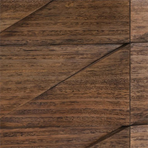 Aparador Moderno de Madera para Sala de Estar, Consola de Almacenamiento con Frentes de Cajones Geométricos - Product Image 5