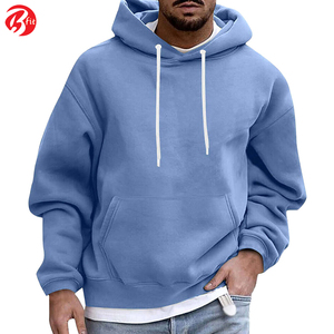 Sweats à capuche en tissu polaire de coton confortable et chaud pour hommes en plusieurs couleurs de la meilleure taille - Product Image 2