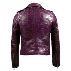 Nouvelle Collection Automne Hiver Style Européen Américain Hommes Col Debout Casual Moto Veste En Cuir - Product Image 2
