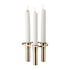 High Quality Wholesale Customized <b>Long</b> <b>Lasting</b> Metal <b>Candle</b> Holder Custom Shape for Reception Tabletop Decoration for Sale - Product Image 1