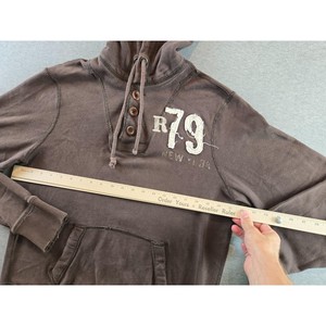 Nouveau sweat à capuche à col ample avec logo de dessin animé, personnalisable, service OEM, sweat à capuche imprimé avec un design délavé, blanc - Product Image 2