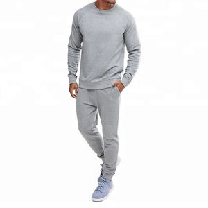 Vente en gros de survêtements pour hommes avec fermeture éclair 2 pièces à capuche ensemble jogging costume de survêtement avec logo personnalisé veste survêtements pour hommes - Product Image 5