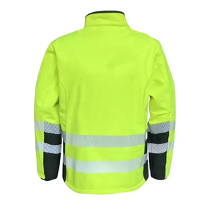 Chaqueta de trabajo de seguridad de invierno de secado rápido y fácil de llevar de alta visibilidad para hombre de excelente calidad logotipo frontal de visibilidad reflectante - Product Image 2