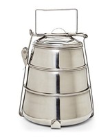 Boîte à lunch en acier inoxydable bureau d'école polyvalent et beaucoup utilisent sur le pouce manger récipient alimentaire à double paroi
