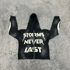 Ensemble de sweats à capuche pour hommes en polaire lourde 100% coton pour l'hiver - Product Image 2