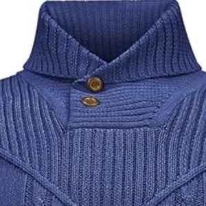 Pull en polyester respirant décontracté pour hommes avec col montant et fermeture éclair Logo personnalisable sur le devant - Product Image 4