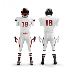 Más vendidos Reversible American Football Jersey Pant Set Ligero Cómodo Diseño único Reversible American Uniform Short - Product Image 1